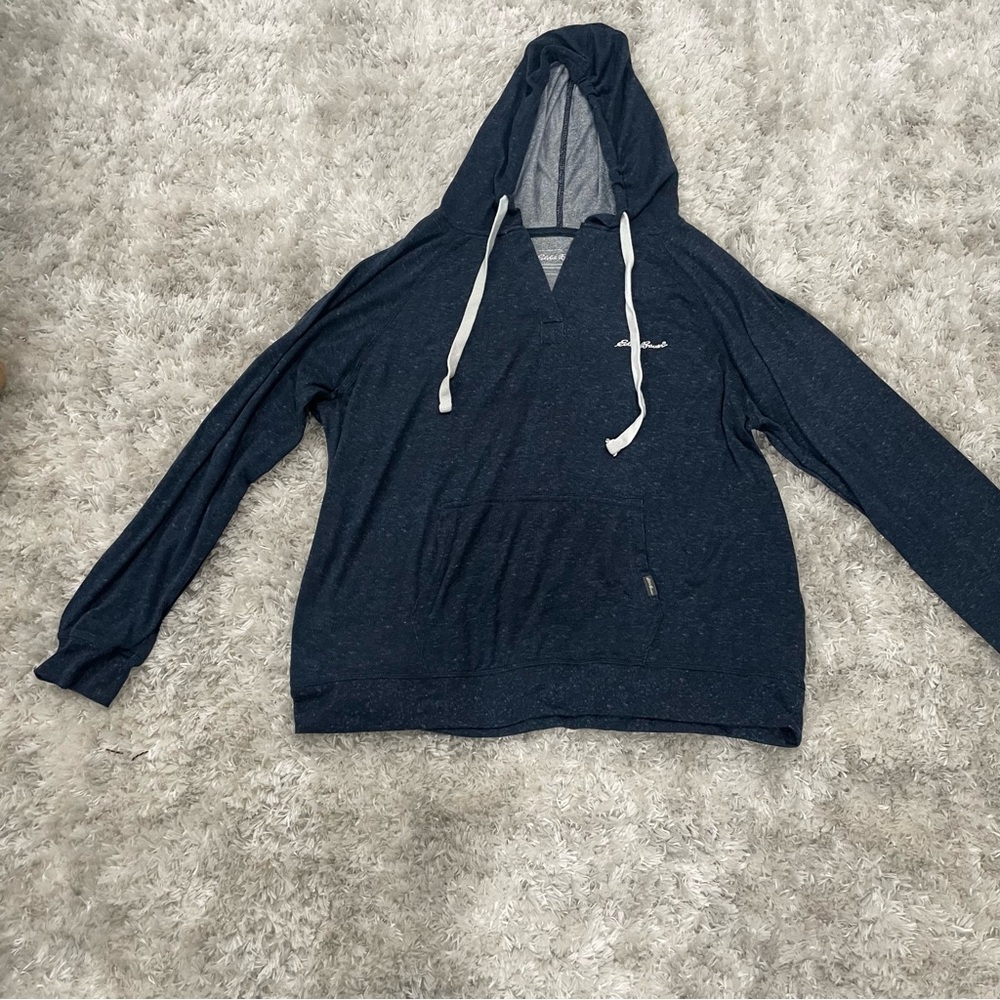 Eddie Bauer Heather Gray Lounge Top